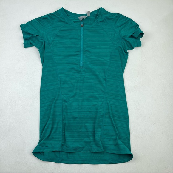 Athleta Other - Athleta Pacifica UPF Short Sleeve Performance Shirt Green Activewear